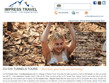 Tablet Screenshot of cuchitunnelstours.com